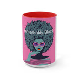 Remarkably Black Accent Mug