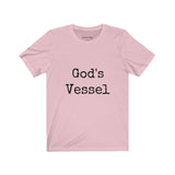 God's Vessel Unisex Jersey Short Sleeve Tee