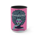 Remarkably Black Accent Mug