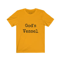 God's Vessel Unisex Jersey Short Sleeve Tee