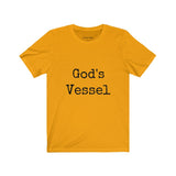 God's Vessel Unisex Jersey Short Sleeve Tee