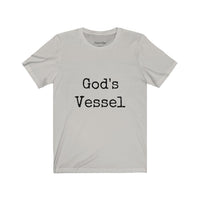 God's Vessel Unisex Jersey Short Sleeve Tee