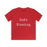 God's Blessing Kids Soft Style Tee