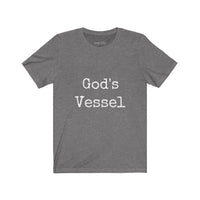 God's Vessel Unisex Jersey Short Sleeve Tee