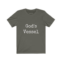 God's Vessel Unisex Jersey Short Sleeve Tee