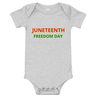 JUNETEETH FREEDOM DAY Baby short sleeve one piece