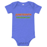 JUNETEETH FREEDOM DAY Baby short sleeve one piece