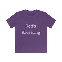 God's Blessing Kids Soft Style Tee