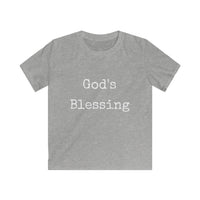 God's Blessing Kids Soft Style Tee