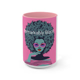 Remarkably Black Accent Mug