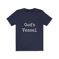 God's Vessel Unisex Jersey Short Sleeve Tee