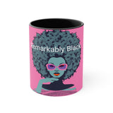 Remarkably Black Accent Mug