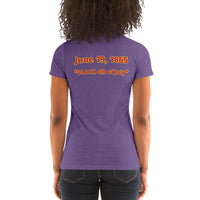 JUNETEENTH FREEDOM DAY Ladies' short sleeve t-shirt