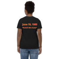 JUNETEENTH FREEDOM DAY Youth jersey t-shirt