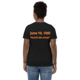 JUNETEENTH FREEDOM DAY Youth jersey t-shirt