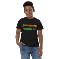 JUNETEENTH FREEDOM DAY Youth jersey t-shirt