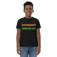 JUNETEENTH FREEDOM DAY Youth jersey t-shirt