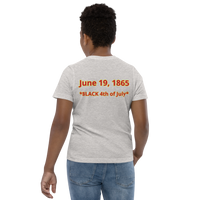 JUNETEENTH FREEDOM DAY Youth jersey t-shirt