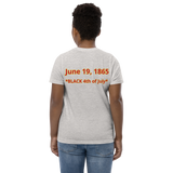 JUNETEENTH FREEDOM DAY Youth jersey t-shirt