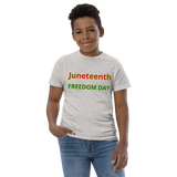 JUNETEENTH FREEDOM DAY Youth jersey t-shirt