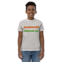 JUNETEENTH FREEDOM DAY Youth jersey t-shirt