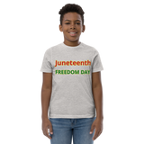 JUNETEENTH FREEDOM DAY Youth jersey t-shirt