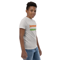 JUNETEENTH FREEDOM DAY Youth jersey t-shirt