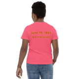 JUNETEENTH FREEDOM DAY Youth jersey t-shirt