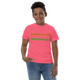 JUNETEENTH FREEDOM DAY Youth jersey t-shirt