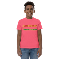 JUNETEENTH FREEDOM DAY Youth jersey t-shirt