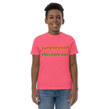 JUNETEENTH FREEDOM DAY Youth jersey t-shirt