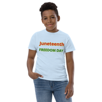 JUNETEENTH FREEDOM DAY Youth jersey t-shirt