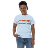 JUNETEENTH FREEDOM DAY Youth jersey t-shirt