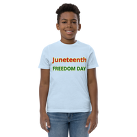 JUNETEENTH FREEDOM DAY Youth jersey t-shirt