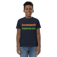 JUNETEENTH FREEDOM DAY Youth jersey t-shirt