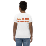 JUNETEENTH FREEDOM DAY Youth jersey t-shirt