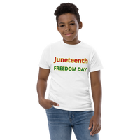 JUNETEENTH FREEDOM DAY Youth jersey t-shirt