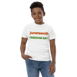 JUNETEENTH FREEDOM DAY Youth jersey t-shirt