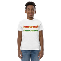 JUNETEENTH FREEDOM DAY Youth jersey t-shirt