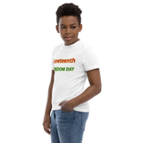 JUNETEENTH FREEDOM DAY Youth jersey t-shirt