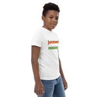 JUNETEENTH FREEDOM DAY Youth jersey t-shirt